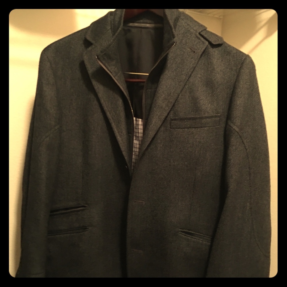 Kroon Herringbone Jacket w/zip up for Cold